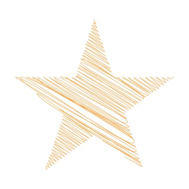 Yıldız wiith karalaması, yarım yamalak, karalama efekti deseni