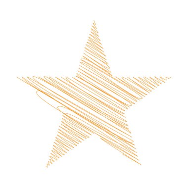 Yıldız wiith karalaması, yarım yamalak, karalama efekti deseni