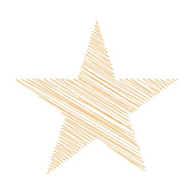 Yıldız wiith karalaması, yarım yamalak, karalama efekti deseni