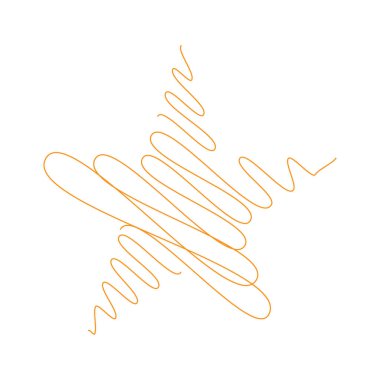 Yıldız wiith karalaması, yarım yamalak, karalama efekti deseni