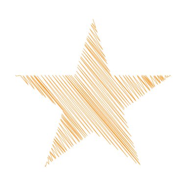 Yıldız wiith karalaması, yarım yamalak, karalama efekti deseni