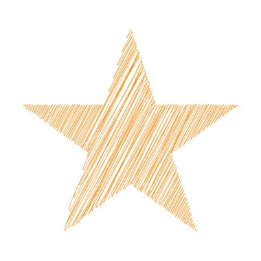 Yıldız wiith karalaması, yarım yamalak, karalama efekti deseni