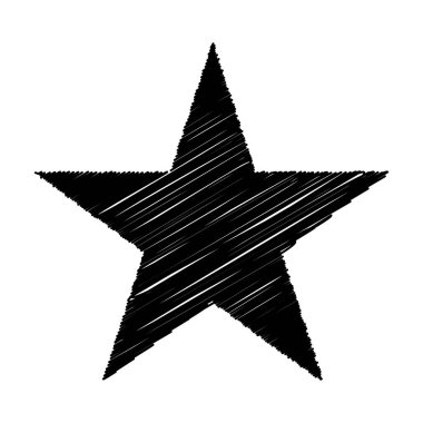 Yıldız wiith karalaması, yarım yamalak, karalama efekti deseni