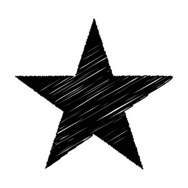 Yıldız wiith karalaması, yarım yamalak, karalama efekti deseni