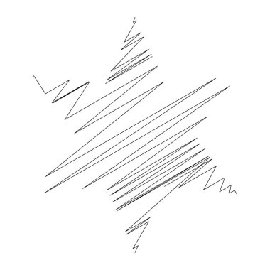 Yıldız wiith karalaması, yarım yamalak, karalama efekti deseni