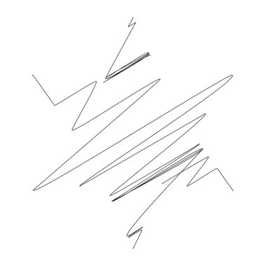 Yıldız wiith karalaması, yarım yamalak, karalama efekti deseni