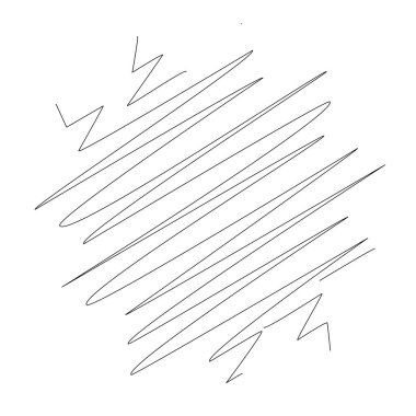 Yıldız wiith karalaması, yarım yamalak, karalama efekti deseni