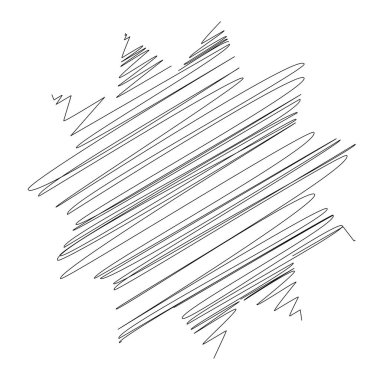 Yıldız wiith karalaması, yarım yamalak, karalama efekti deseni