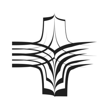 Soyut klipsli sanat, motif. Soyut vektör illüstrasyon ögesi Stok vektör illüstrasyonu, Clip sanatı grafiği 