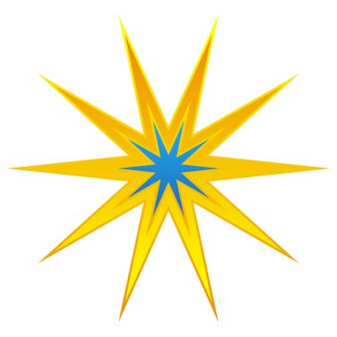 Yıldız grafikleri. İkonum. Stock vektör çizimi, Clip sanatı 