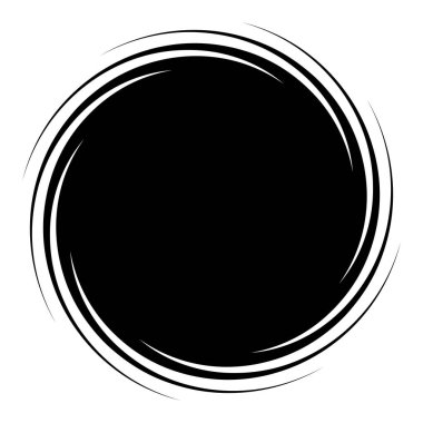 girdap ya da dönme, element şekil vektör illüstrasyonunu döndürme