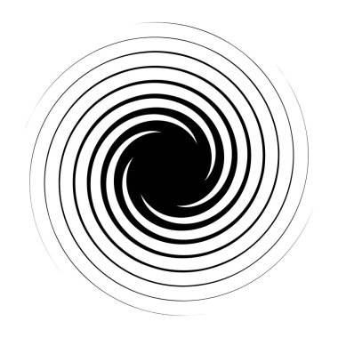 girdap ya da dönme, element şekil vektör illüstrasyonunu döndürme