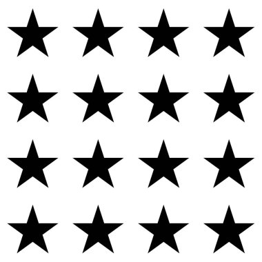 Tekrarlanabilir, pürüzsüz yıldız, yıldız şekli, arkaplan vektör illüstrasyonu, Grafik klipsleme sanatı 