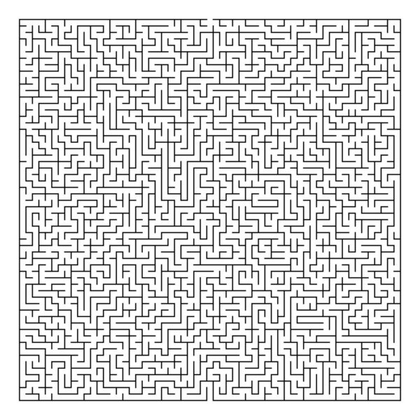 Maze, labyrinth puzzle game. Riddle, brain-teaser game concept (solvable)