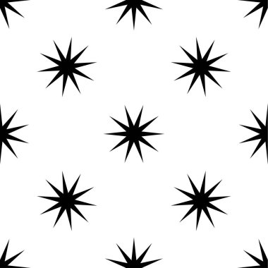 Tekrarlanabilir, pürüzsüz yıldız, yıldız şekli, arkaplan vektör illüstrasyonu, Grafik klipsleme sanatı 