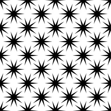 Tekrarlanabilir, pürüzsüz yıldız, yıldız şekli, arkaplan vektör illüstrasyonu, Grafik klipsleme sanatı 