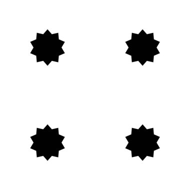Tekrarlanabilir, pürüzsüz yıldız, yıldız şekli, arkaplan vektör illüstrasyonu, Grafik klipsleme sanatı 