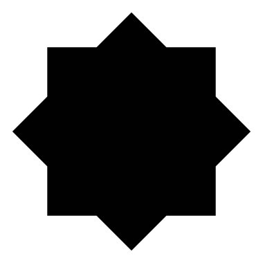 Tekrarlanabilir, pürüzsüz yıldız, yıldız şekli, arkaplan vektör illüstrasyonu, Grafik klipsleme sanatı 