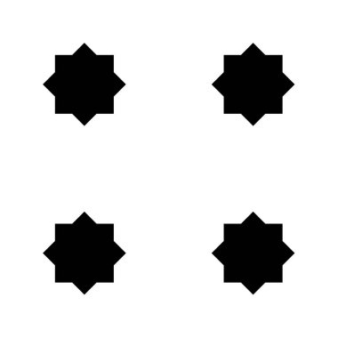Tekrarlanabilir, pürüzsüz yıldız, yıldız şekli, arkaplan vektör illüstrasyonu, Grafik klipsleme sanatı 