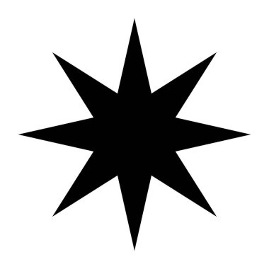 Tekrarlanabilir, pürüzsüz yıldız, yıldız şekli, arkaplan vektör illüstrasyonu, Grafik klipsleme sanatı 