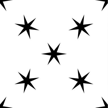 Tekrarlanabilir, pürüzsüz yıldız, yıldız şekli, arkaplan vektör illüstrasyonu, Grafik klipsleme sanatı 