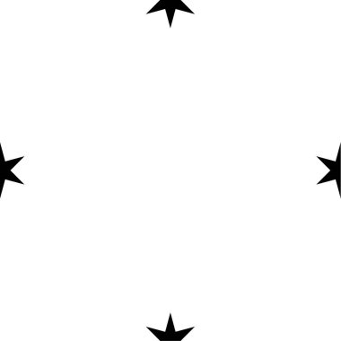 Tekrarlanabilir, pürüzsüz yıldız, yıldız şekli, arkaplan vektör illüstrasyonu, Grafik klipsleme sanatı 