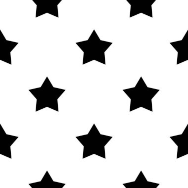 Tekrarlanabilir, pürüzsüz yıldız, yıldız şekli, arkaplan vektör illüstrasyonu, Grafik klipsleme sanatı 