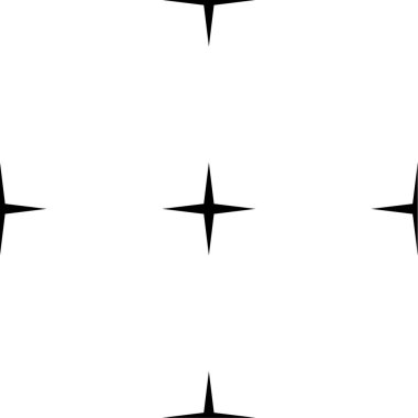 Tekrarlanabilir dikişsiz yıldızlar, yıldızlar şekil deseni, vektör illüstrasyon arka planı