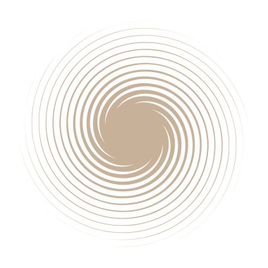 girdap ya da dönme, element şekil vektör illüstrasyonunu döndürme