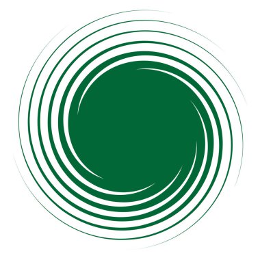 girdap ya da dönme, element şekil vektör illüstrasyonunu döndürme