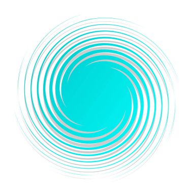 girdap ya da dönme, element şekil vektör illüstrasyonunu döndürme