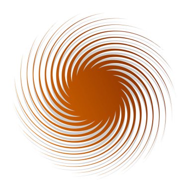 girdap ya da dönme, element şekil vektör illüstrasyonunu döndürme