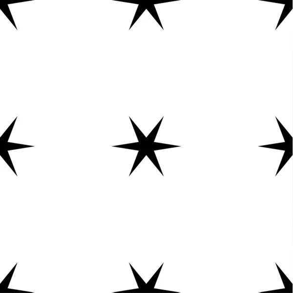 Estrelas Sem Costura Repetitivas Padrão Forma Estrelas Fundo Ilustração Vetorial —  Vetores de Stock