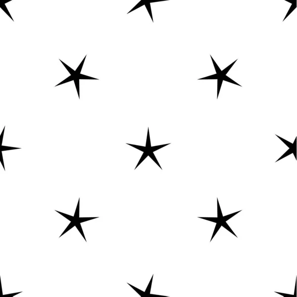 Étoiles Sans Couture Répétables Motif Forme Étoile Fond Illustration Vectoriel — Image vectorielle