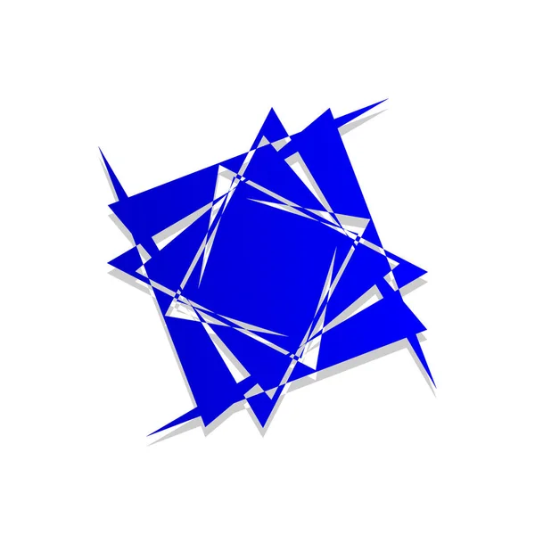 Abstrakt Geometrisk Form Element Stockvektor Illustration — Stock vektor