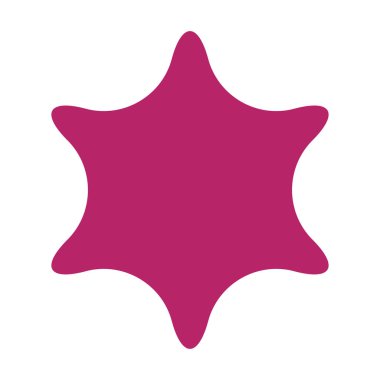 Yıldız, yıldız patlaması, güneş patlaması grafiği. Starlet simge serisi Stok vektör çizimi