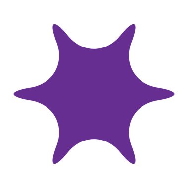 Yıldız, yıldız patlaması, güneş patlaması grafiği. Starlet simge serisi Stok vektör çizimi