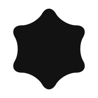 Yıldız, yıldız patlaması, güneş patlaması grafiği. Starlet simge serisi Stok vektör çizimi