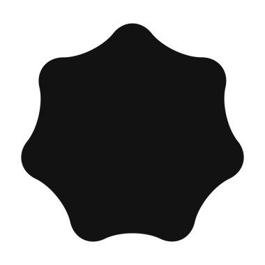 Yıldız, yıldız patlaması, güneş patlaması grafiği. Starlet simge serisi Stok vektör çizimi