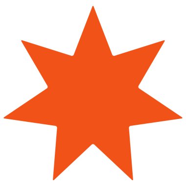 Yıldız, yıldız patlaması, güneş patlaması grafiği. Starlet simge serisi Stok vektör çizimi