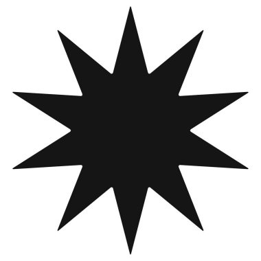 Star, starburst, sunburst graphic. Starlet icon series