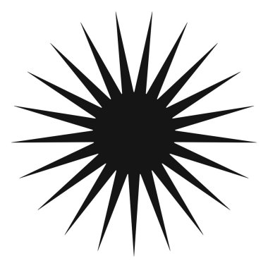 Star, starburst, sunburst graphic. Starlet icon series