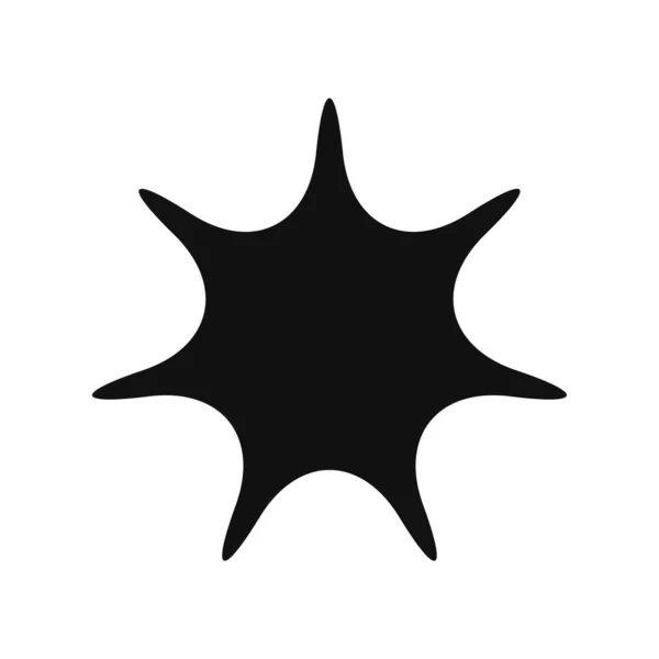 Звезда Вспышка Графика Солнечных Лучей Иллюстрация Иконки Старлета — стоковый вектор