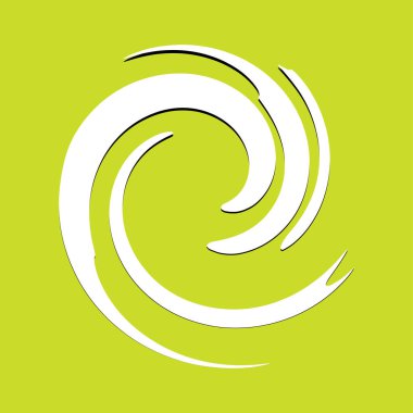 Spiral, volta, sarmal soyut vektör çizim elementi. Girdap, girdap, girdap elemanı Stok vektör illüstrasyonu, Clip sanat grafikleri 