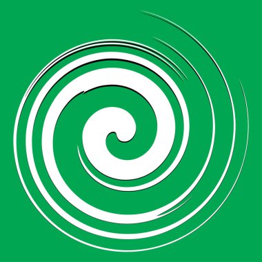 Spiral, volta, sarmal soyut vektör çizim elementi. Girdap, girdap, girdap elemanı Stok vektör illüstrasyonu, Clip sanat grafikleri 