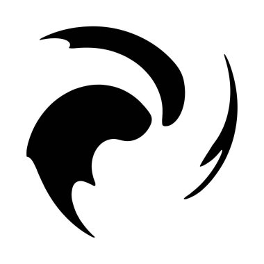 Spiral, volta, sarmal soyut vektör çizim elementi. Girdap, girdap, girdap elemanı Stok vektör illüstrasyonu, Clip sanat grafikleri 