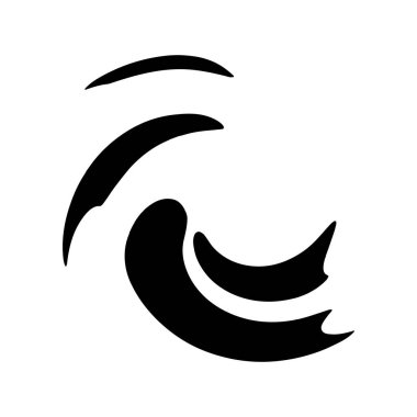 Spiral, volta, sarmal soyut vektör çizim elementi. Girdap, girdap, girdap elemanı Stok vektör illüstrasyonu, Clip sanat grafikleri 