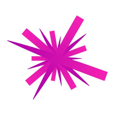 Random radial, radiating circular lines burst effect. Abstract starburst, sunburst illustration, vector design element. Random rays, beams. Explosion, sparkle, blast vector