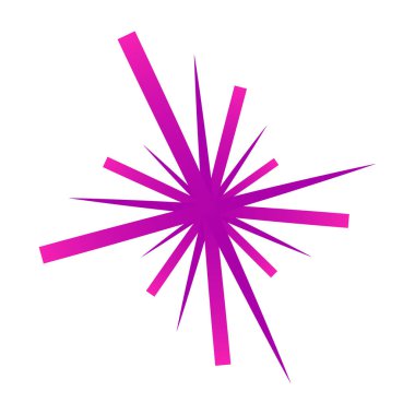 Random radial, radiating circular lines burst effect. Abstract starburst, sunburst illustration, vector design element. Random rays, beams. Explosion, sparkle, blast vector