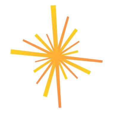 Random radial, radiating circular lines burst effect. Abstract starburst, sunburst illustration, vector design element. Random rays, beams. Explosion, sparkle, blast vector